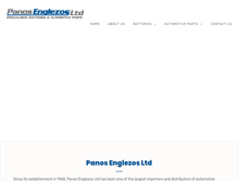 Tablet Screenshot of panosenglezos.com